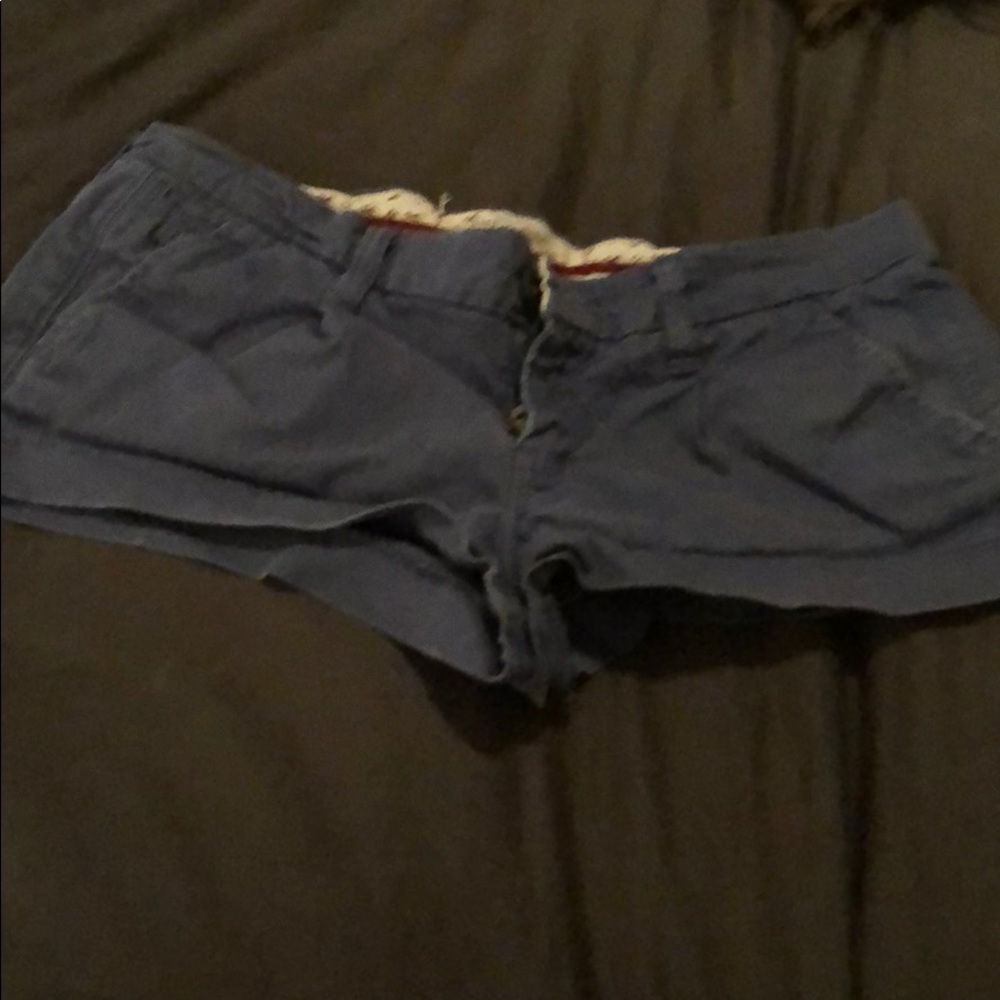 Blue hollister shorts